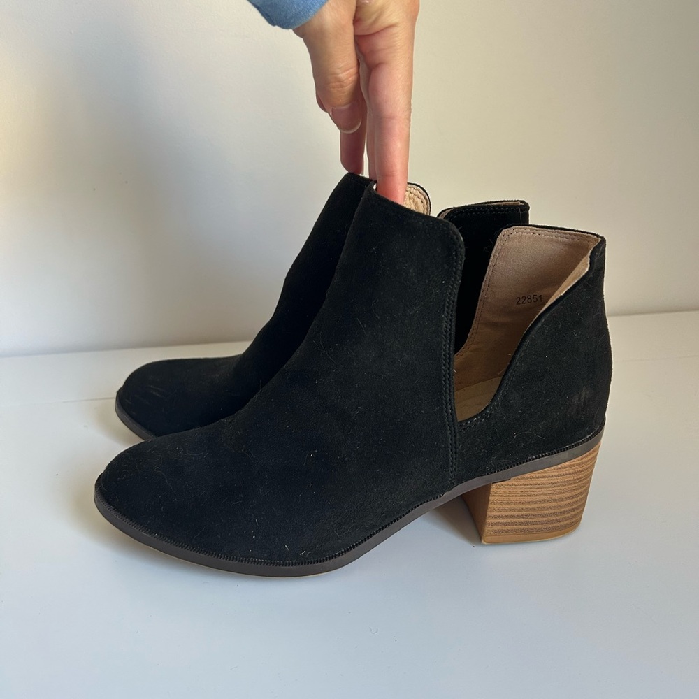 a new day Black Ankle Booties